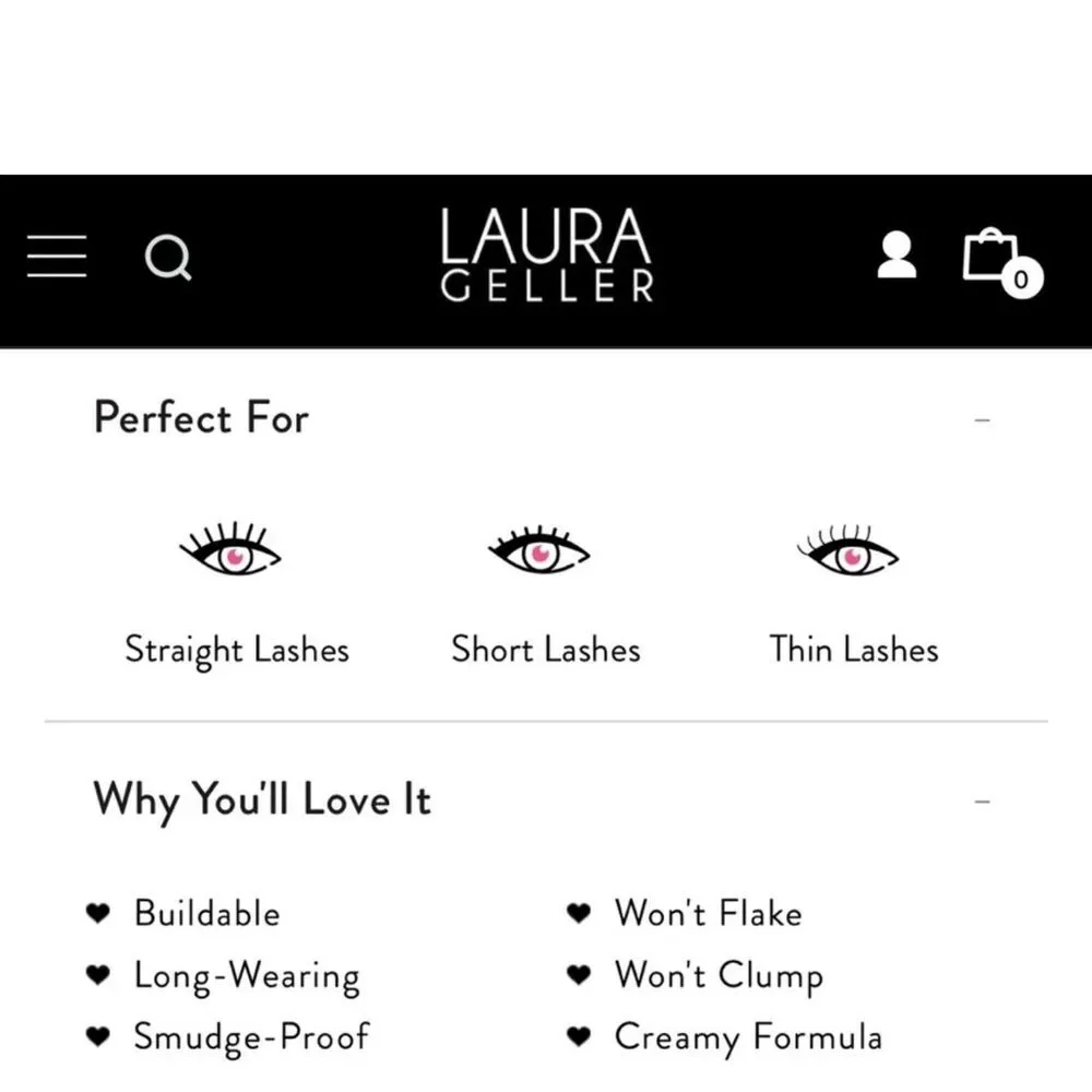 Laura Geller Always There Lengthening Mascara - Black